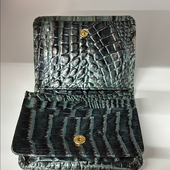 Brahmin Crocodile Embossed Card Wallet - Picture 7 of 13